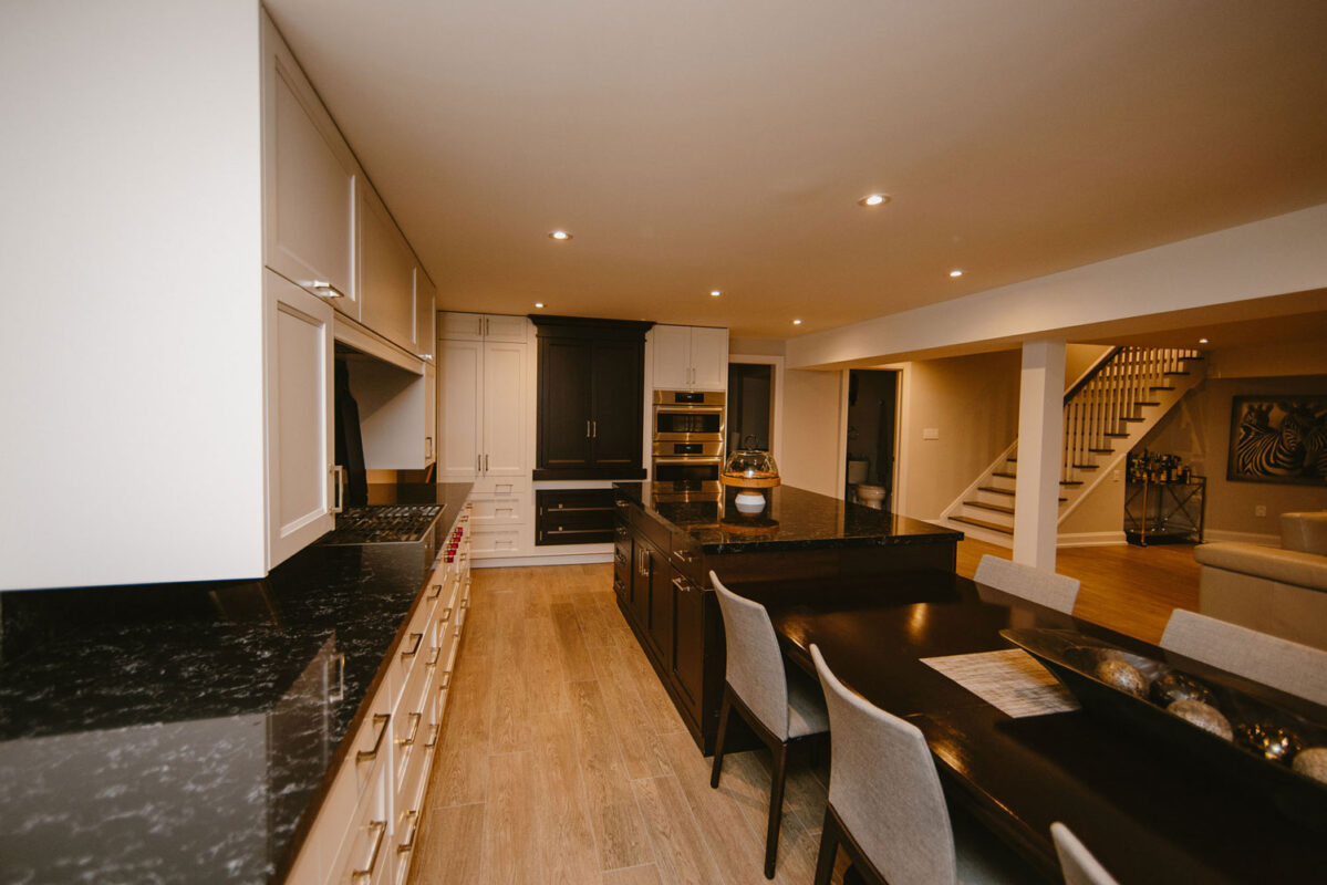 Basement with Kitchen